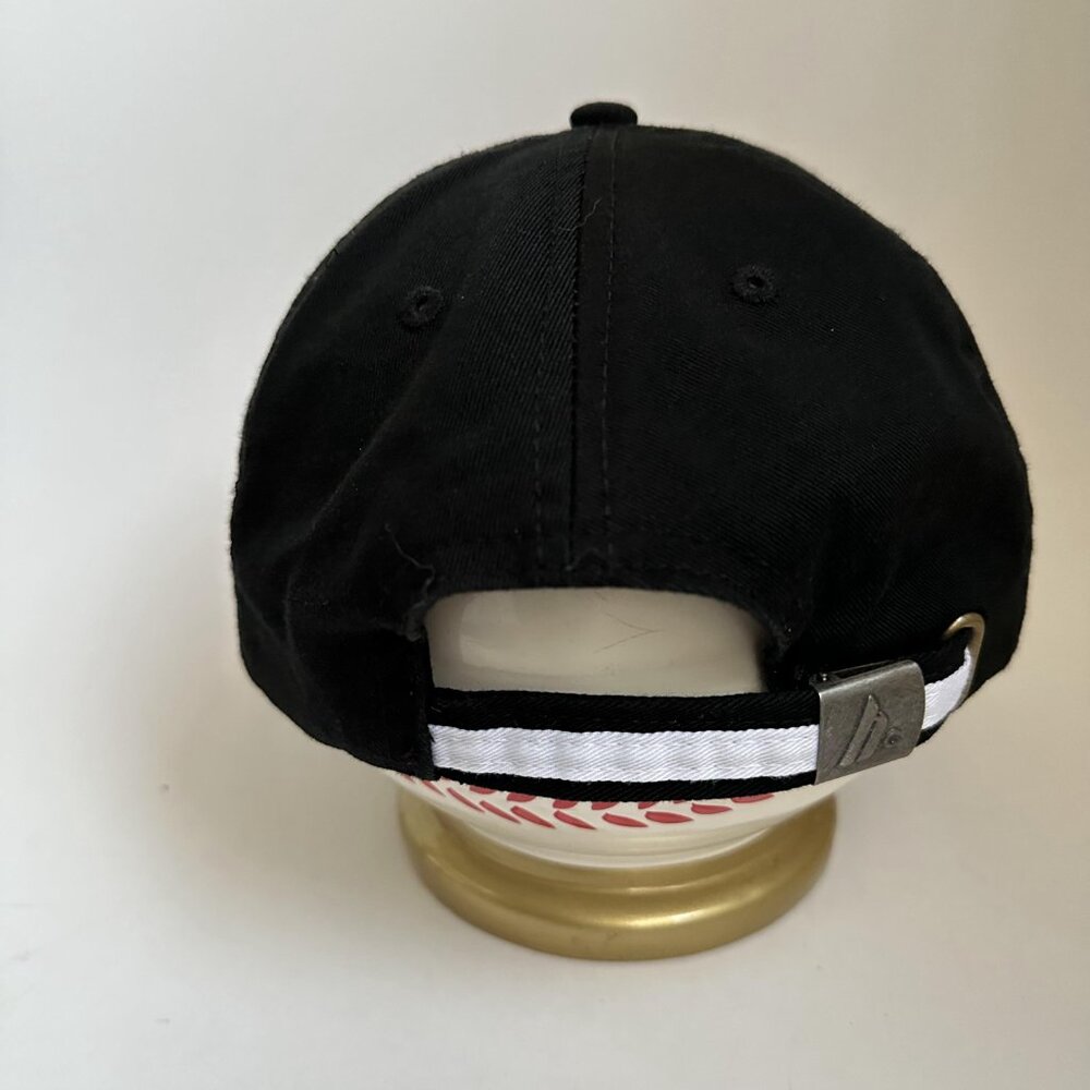 Malibu Mega Cap Inc. Dad Hat Adjustable Strap Back Cap Black 100% Cotton - Picture 6 of 9